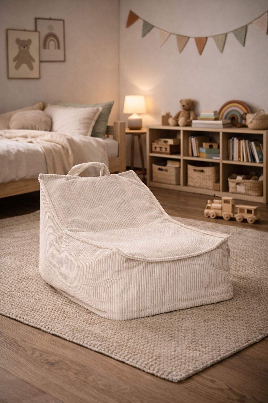 Lounge Pouf · Beige – HoltAtelier