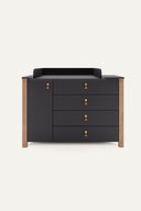 Atelier Collection Kommode II mit faltbarer Wickelauflage · Anthrazit