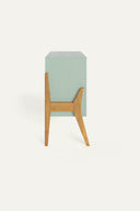 Signature Collection Dresser with Changing Top · Sage Green · Natural Oak