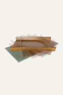 Signature Collection Dresser with Changing Top · Sage Green · Natural Oak